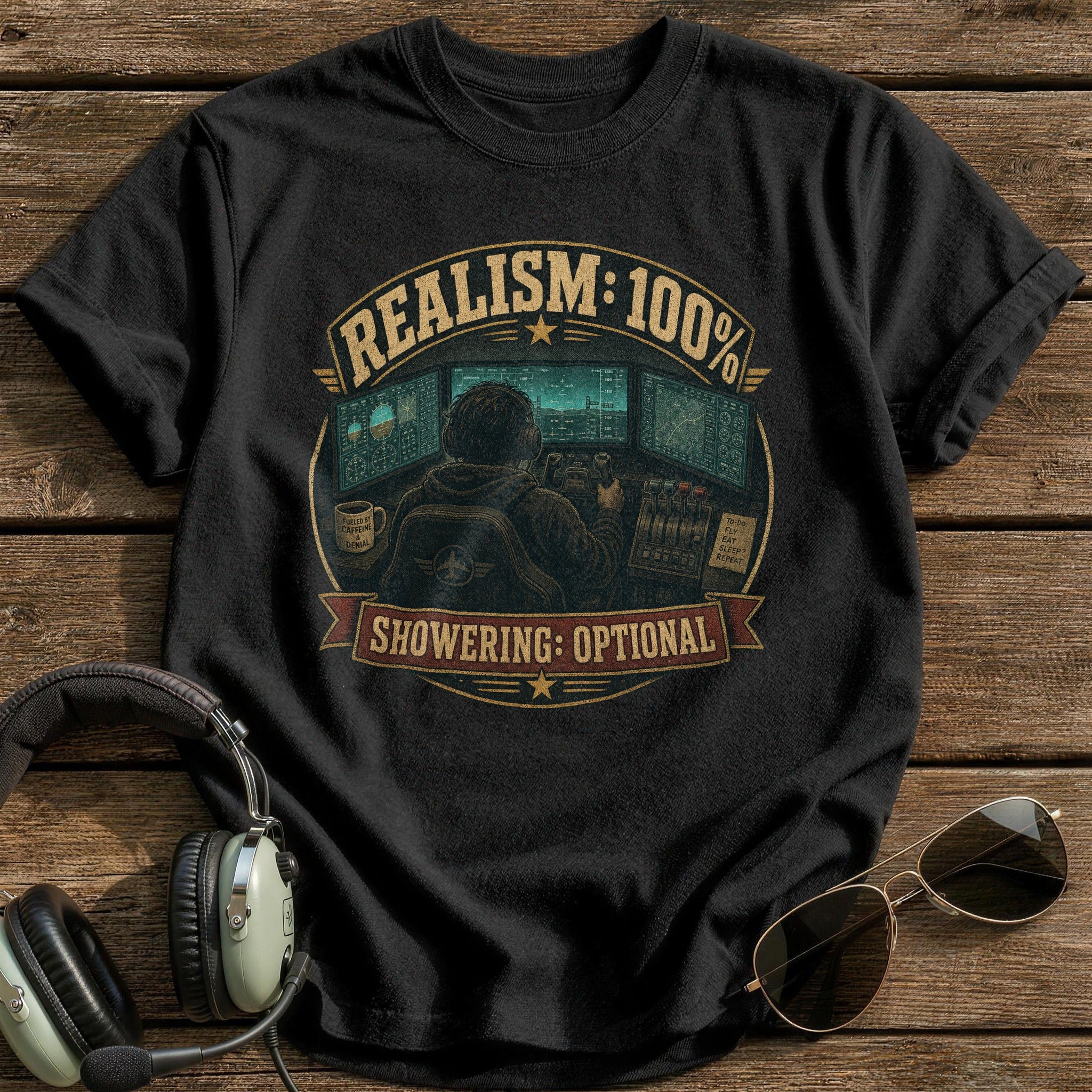 Realism 100% T-Shirt - Black