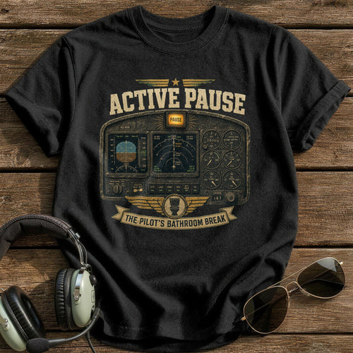 Active Pause T-Shirt - Black