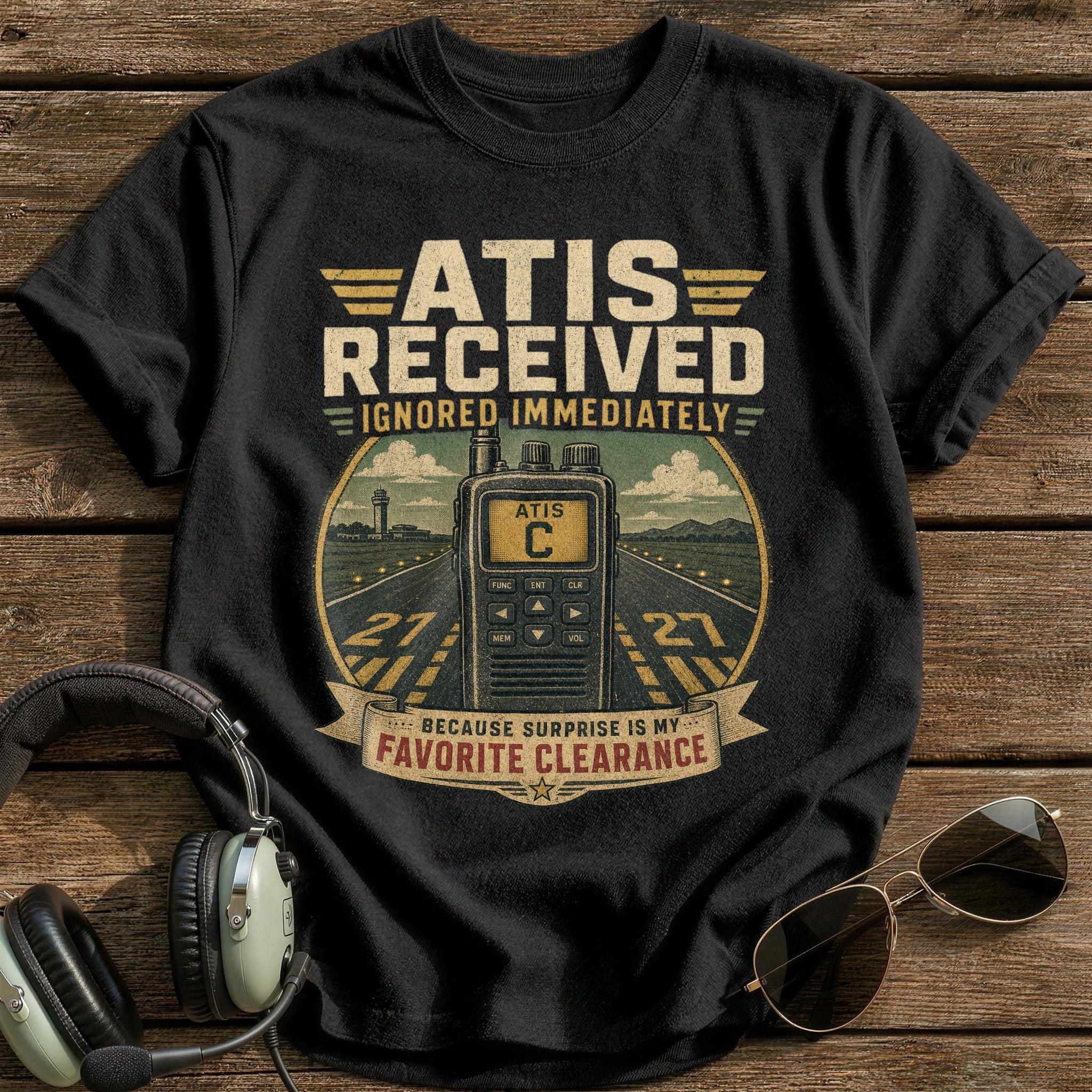 Atis Received T-Shirt - Black