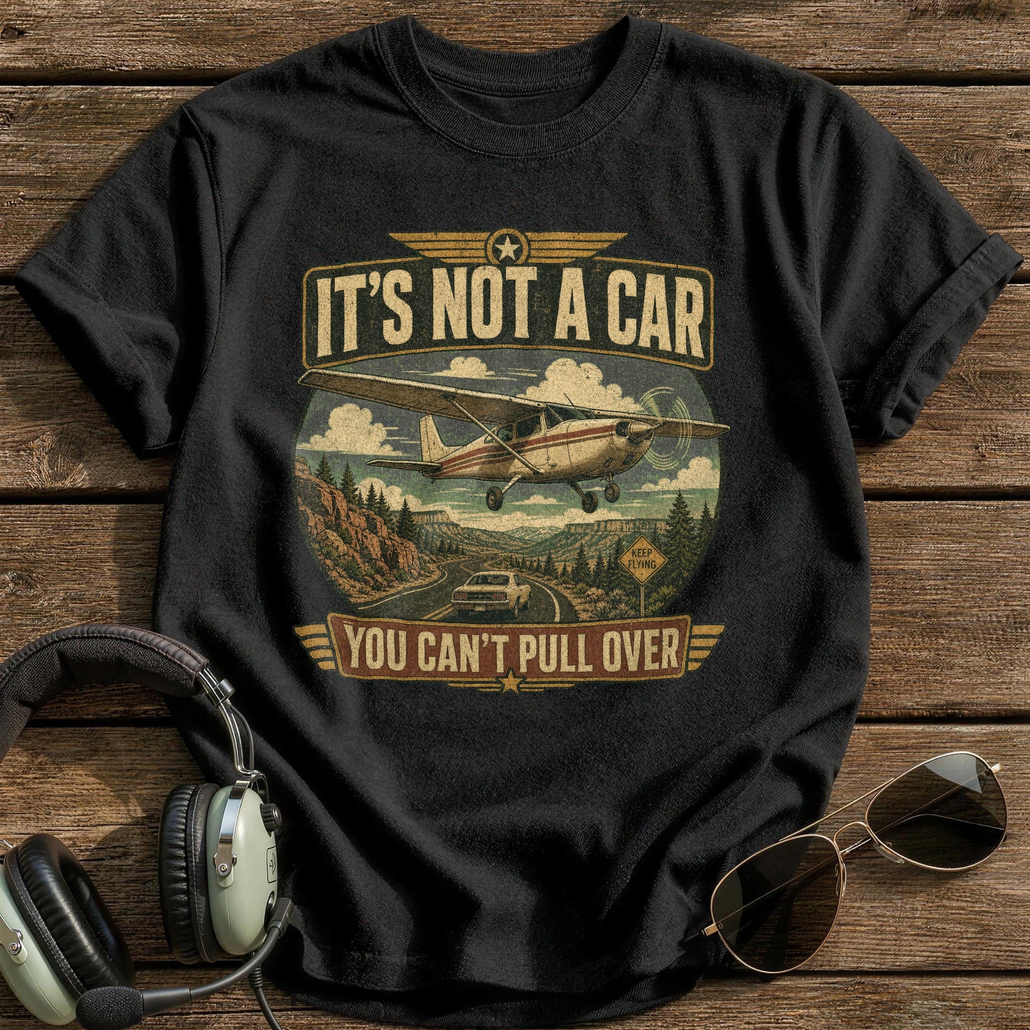 It's not a Car T-Shirt - Black