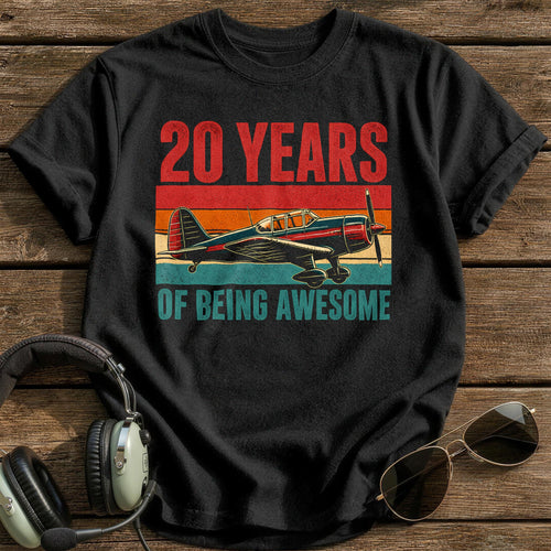 20 Being Awesome T-Shirt - Black
