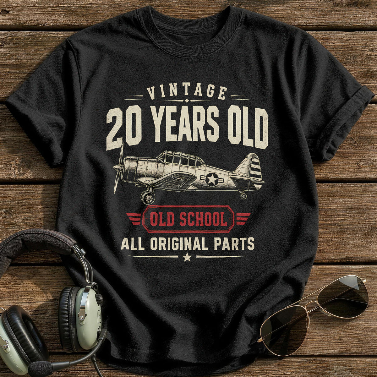 20 Original Parts T-Shirt - Black