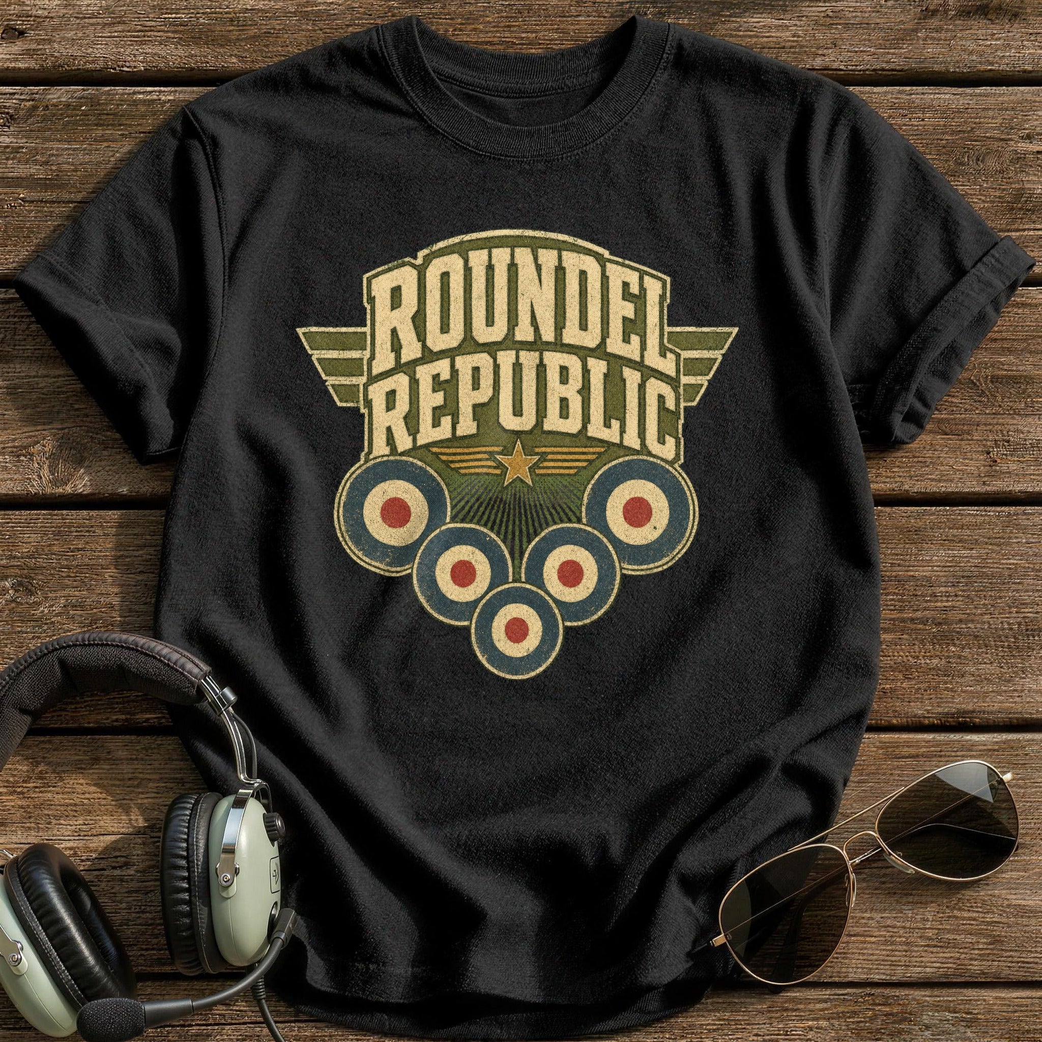 Roundel Republic T-Shirt - Black