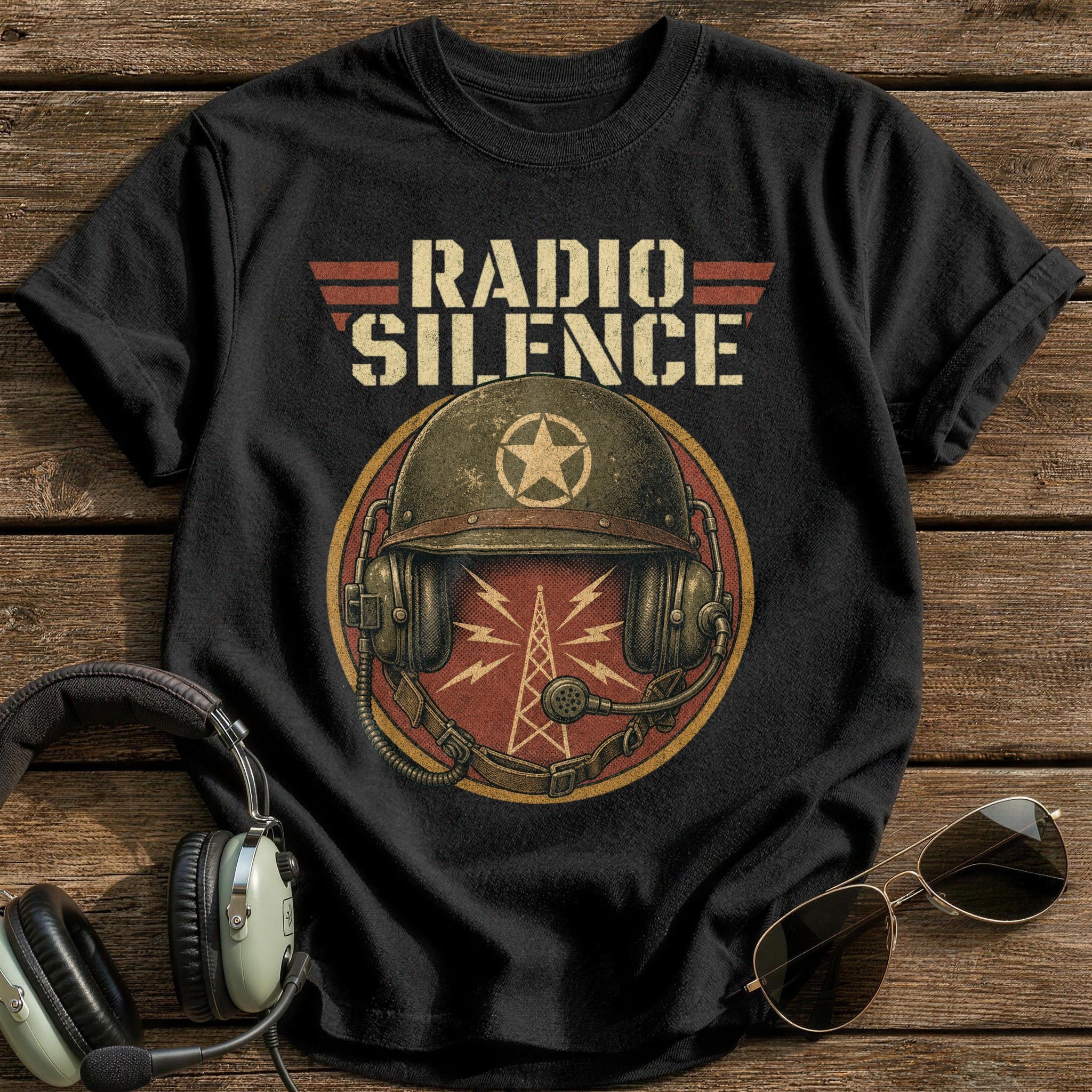 Radio Silence T-Shirt - Black