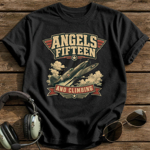 Angels Fifteen T-Shirt - Black