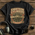 Eighteen Cylinders T-Shirt - Black