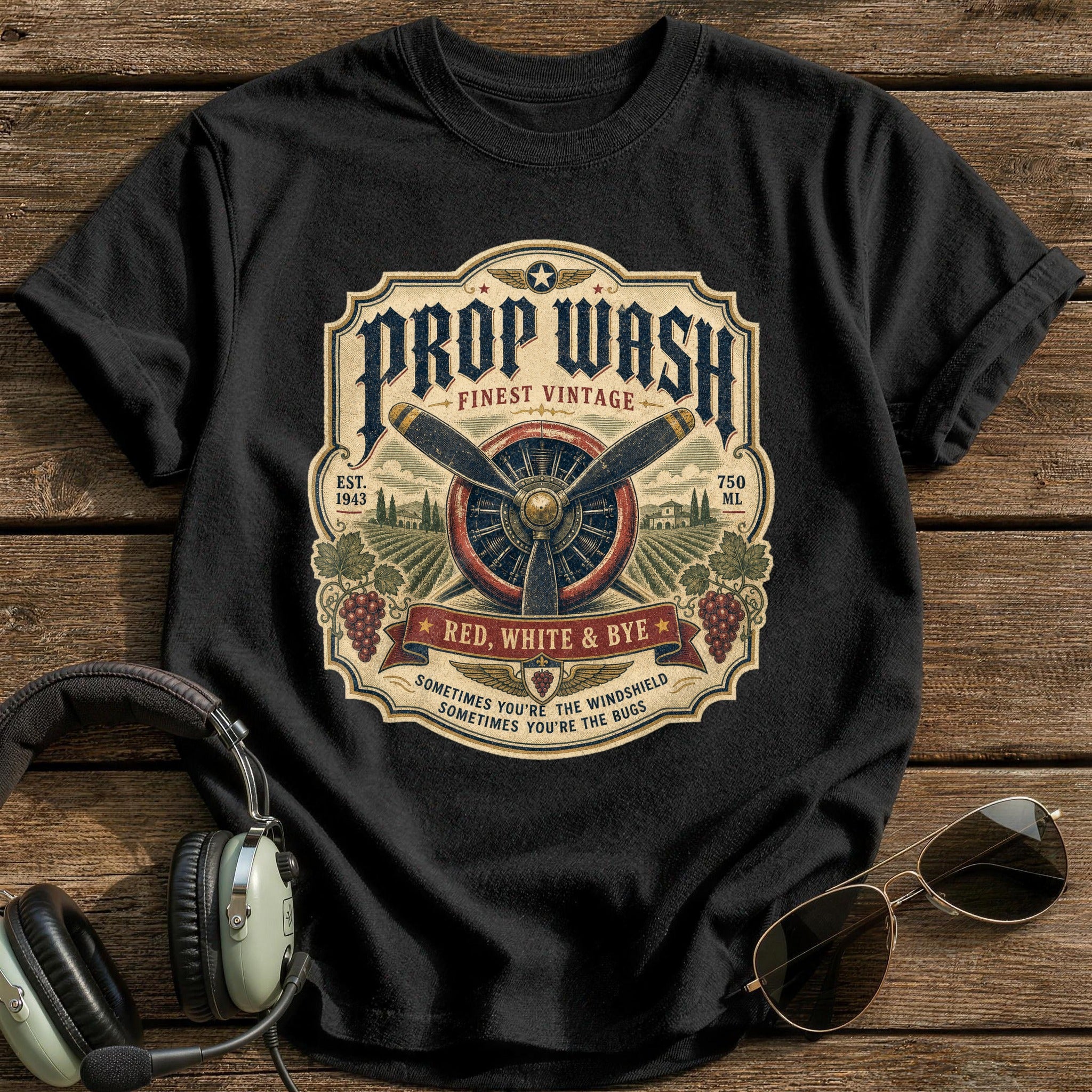 Prop Wash T-Shirt - Black