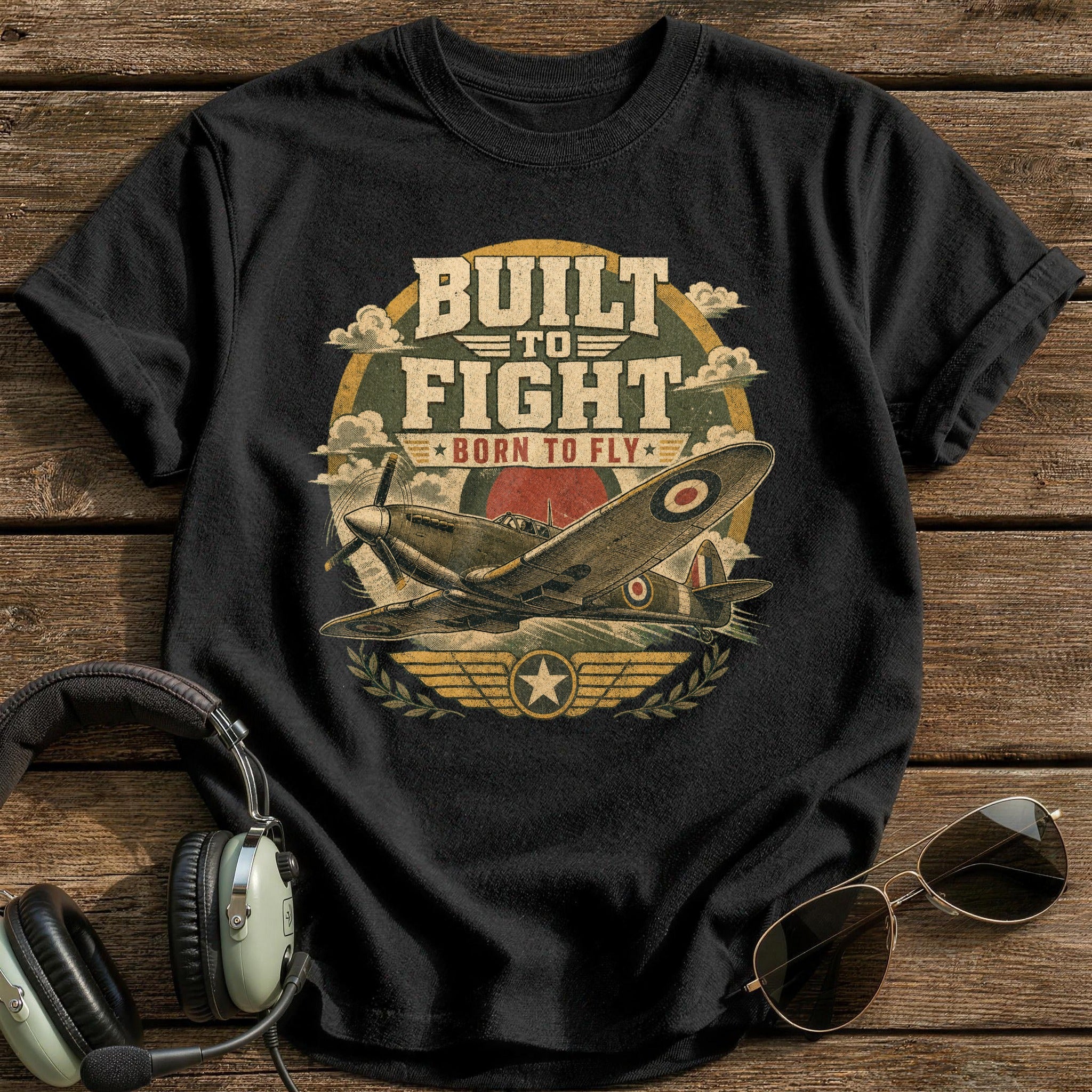 Built to Fight T-Shirt - Black