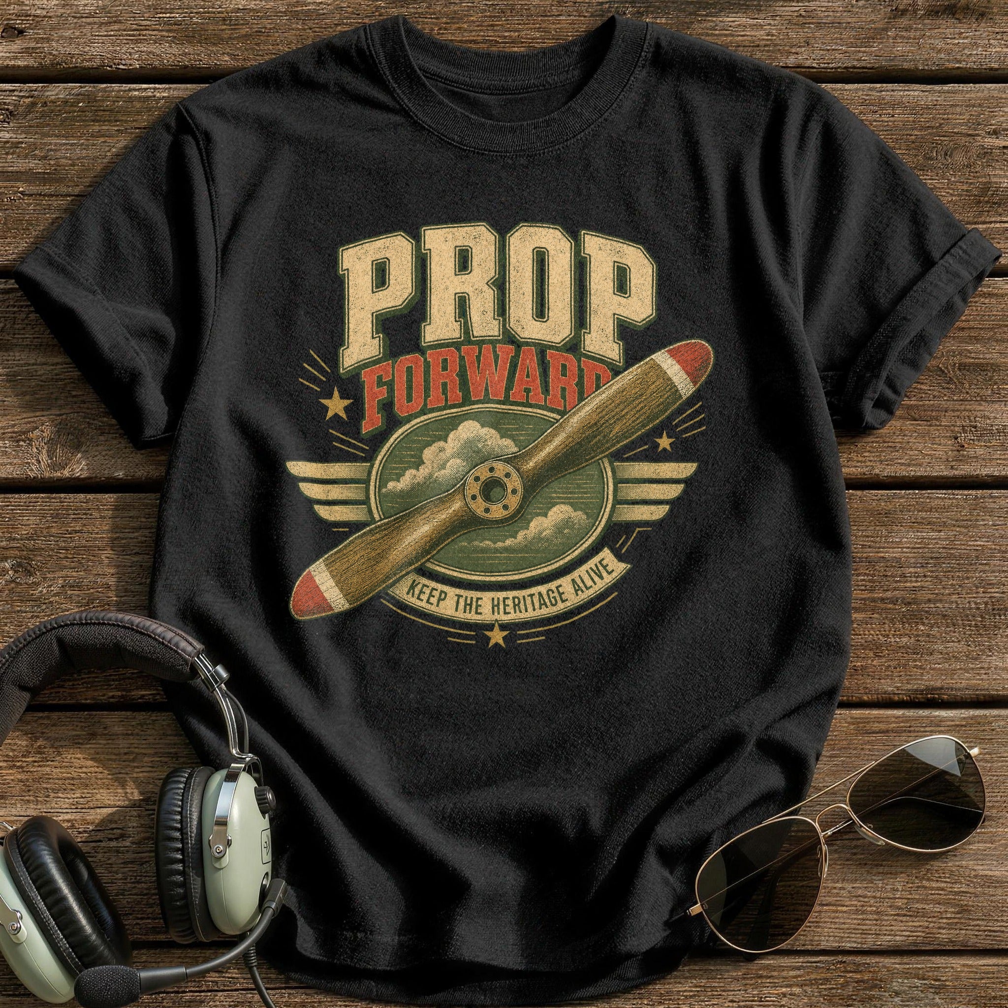 Prop Forward T-Shirt - Black