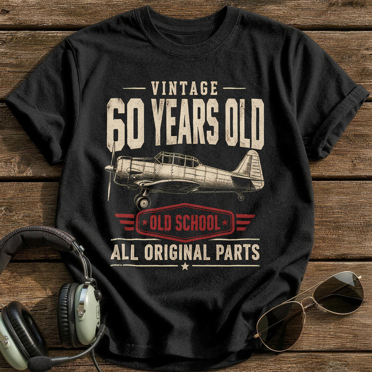 60 Original Parts T-Shirt - Black