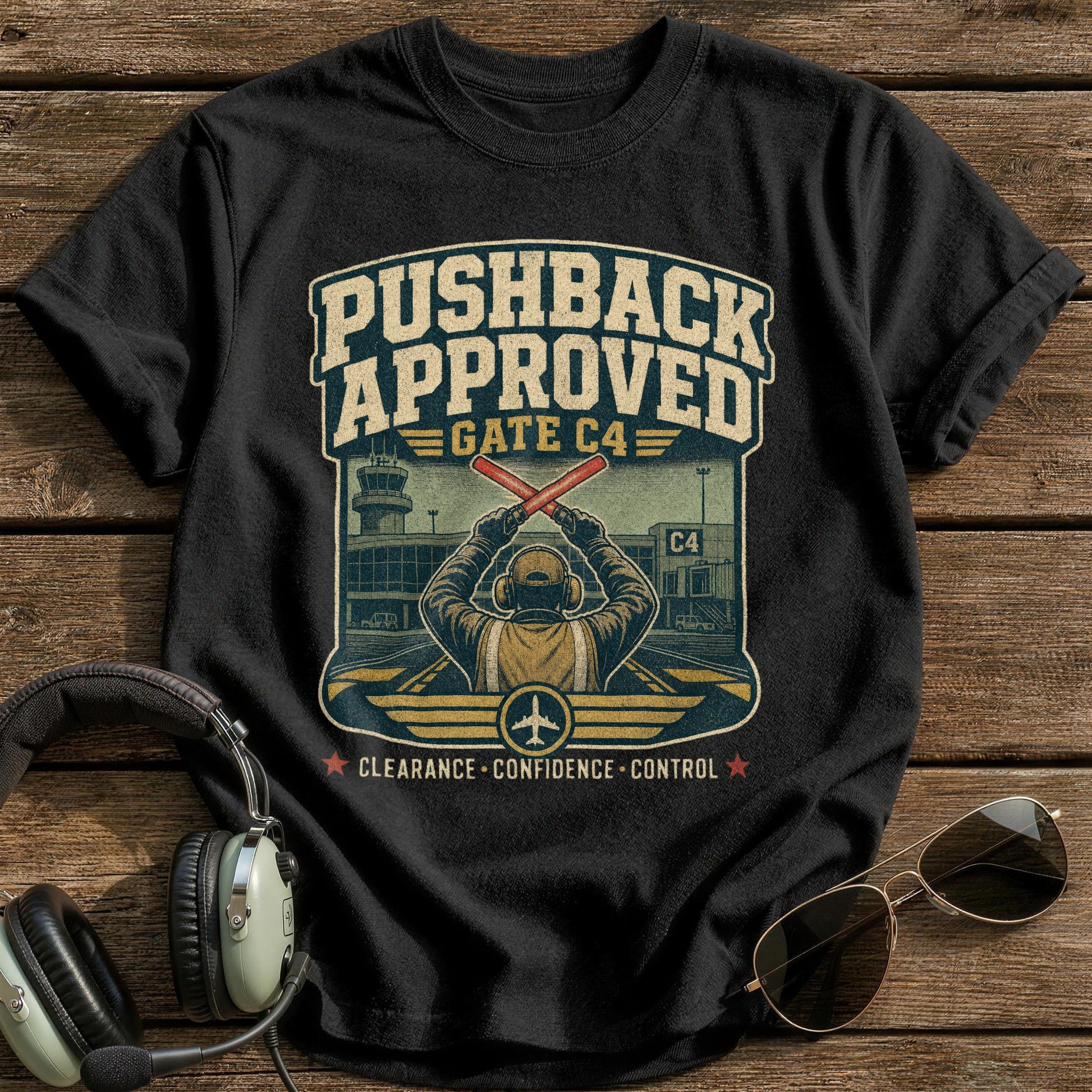 Pushback Approved T-Shirt - Black