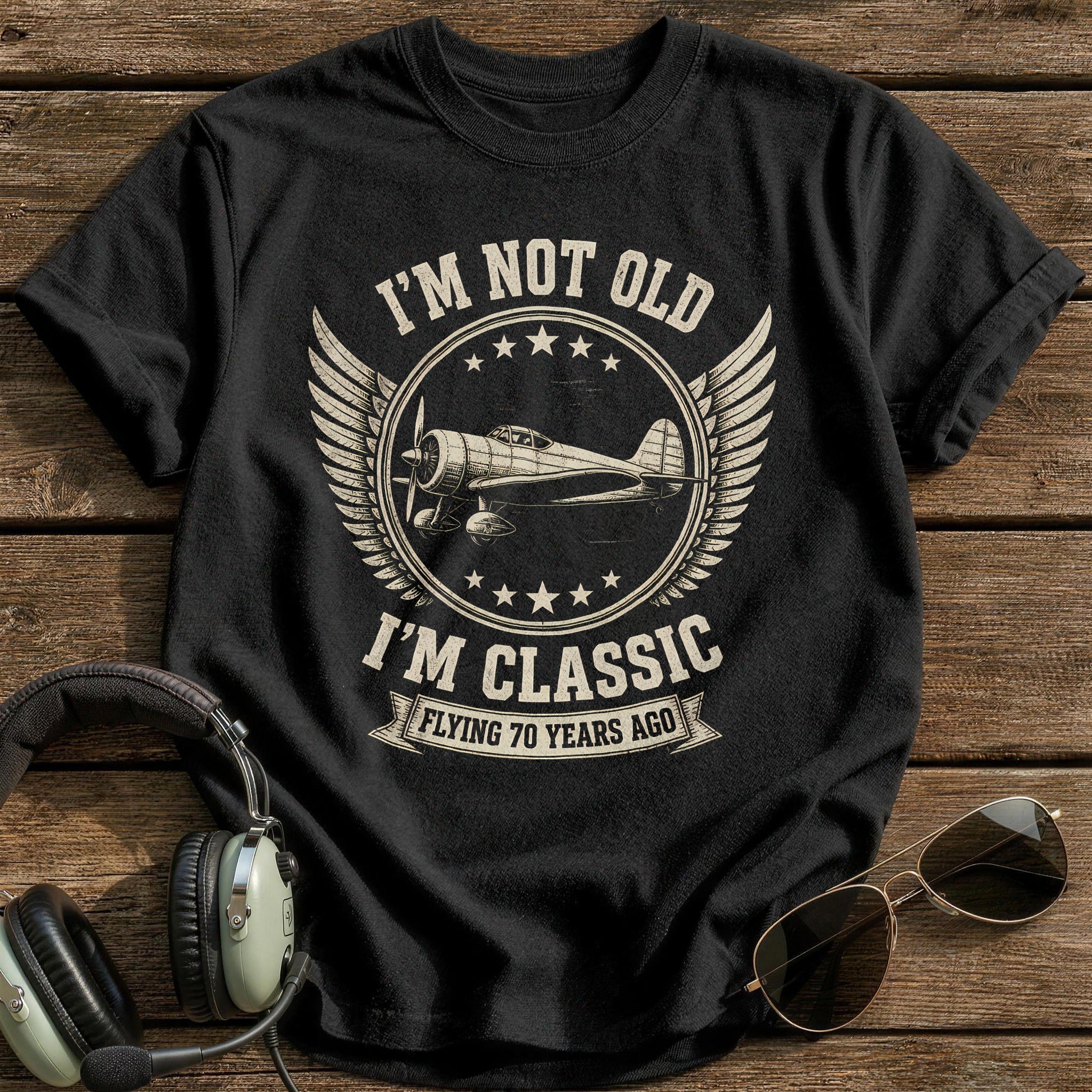 70 Im Classic T-Shirt - Black