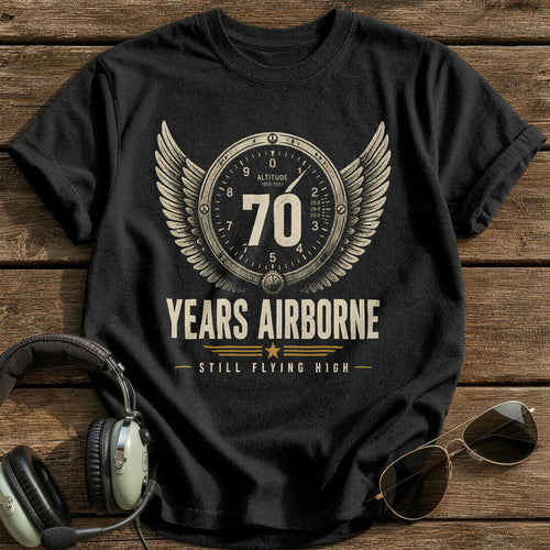 70 Still Flying T-Shirt - Black