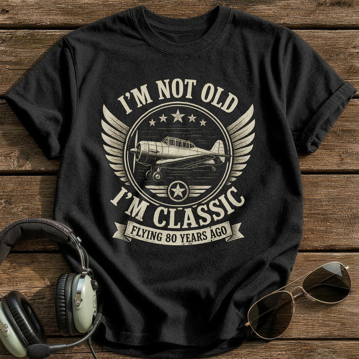 80 Im Classic T-Shirt - Black