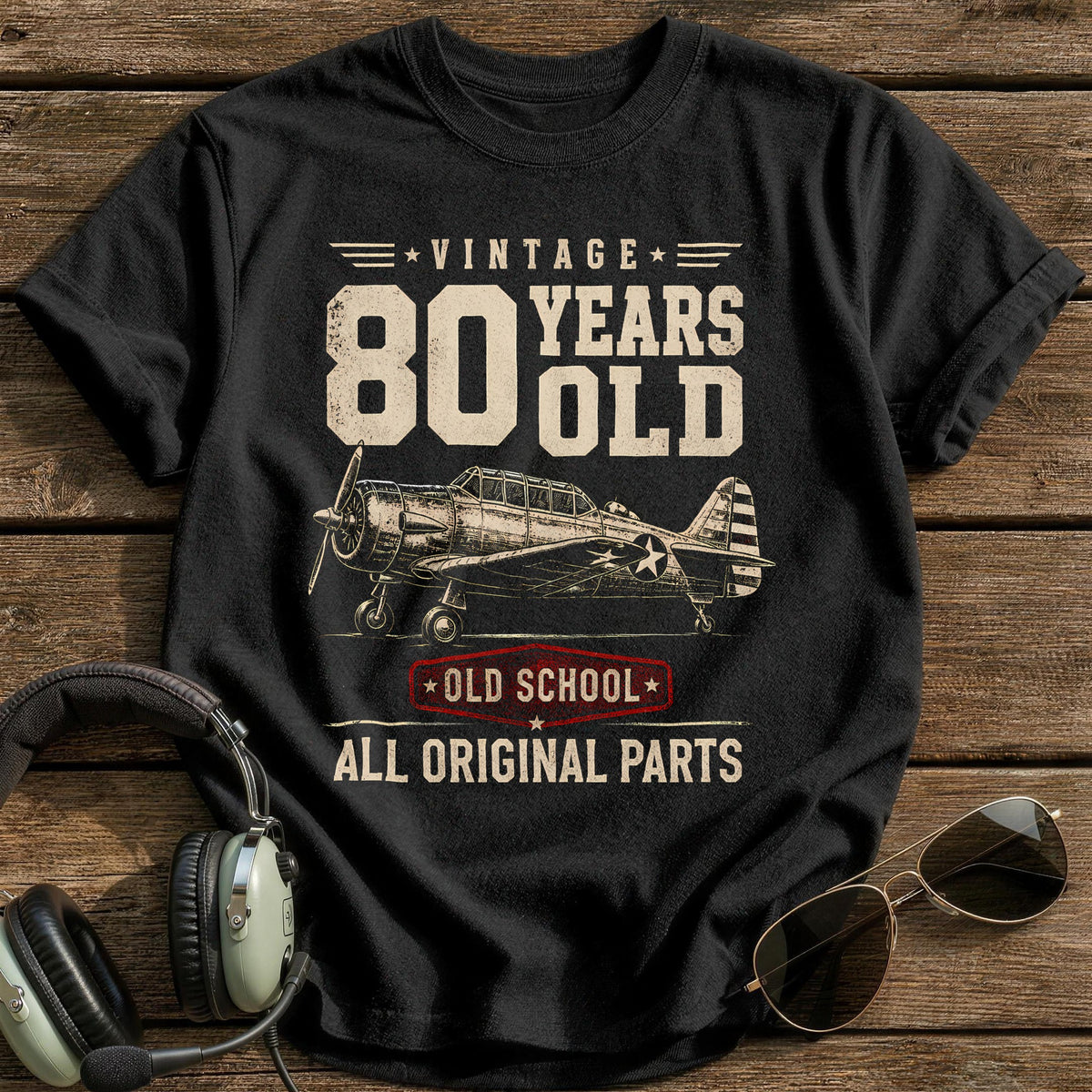 80 Original Parts T-Shirt - Black