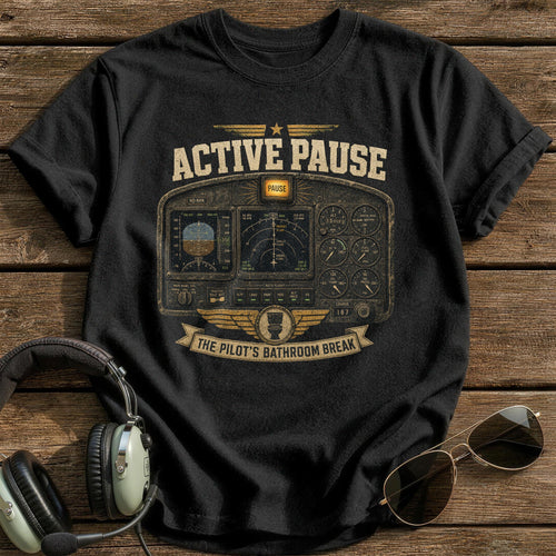 Active Pause T-Shirt - Black