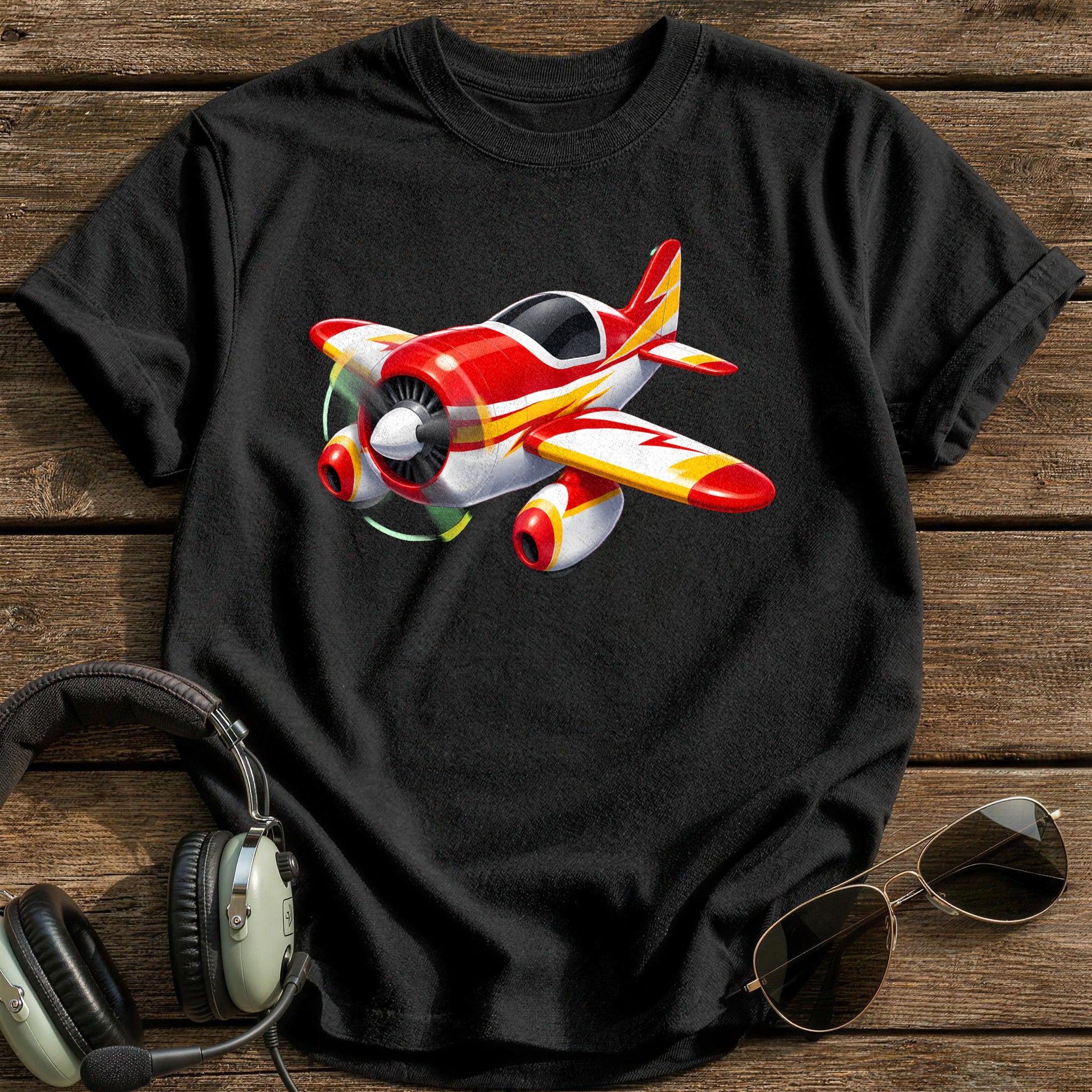 Aerobatic 64 T-Shirt - Black