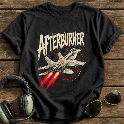 Afterburner Grunge 29 T-Shirt - Black