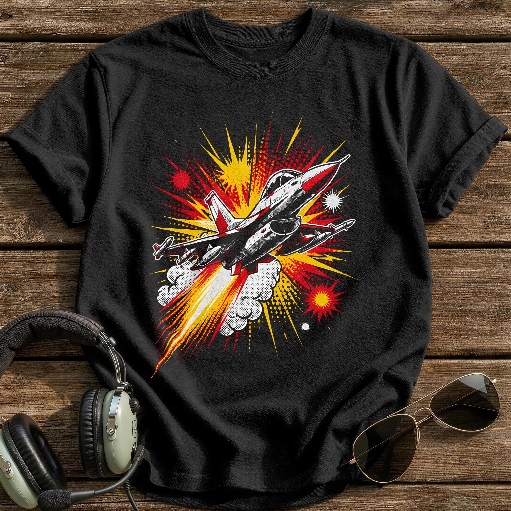 Afterburner Pop T-Shirt - Black