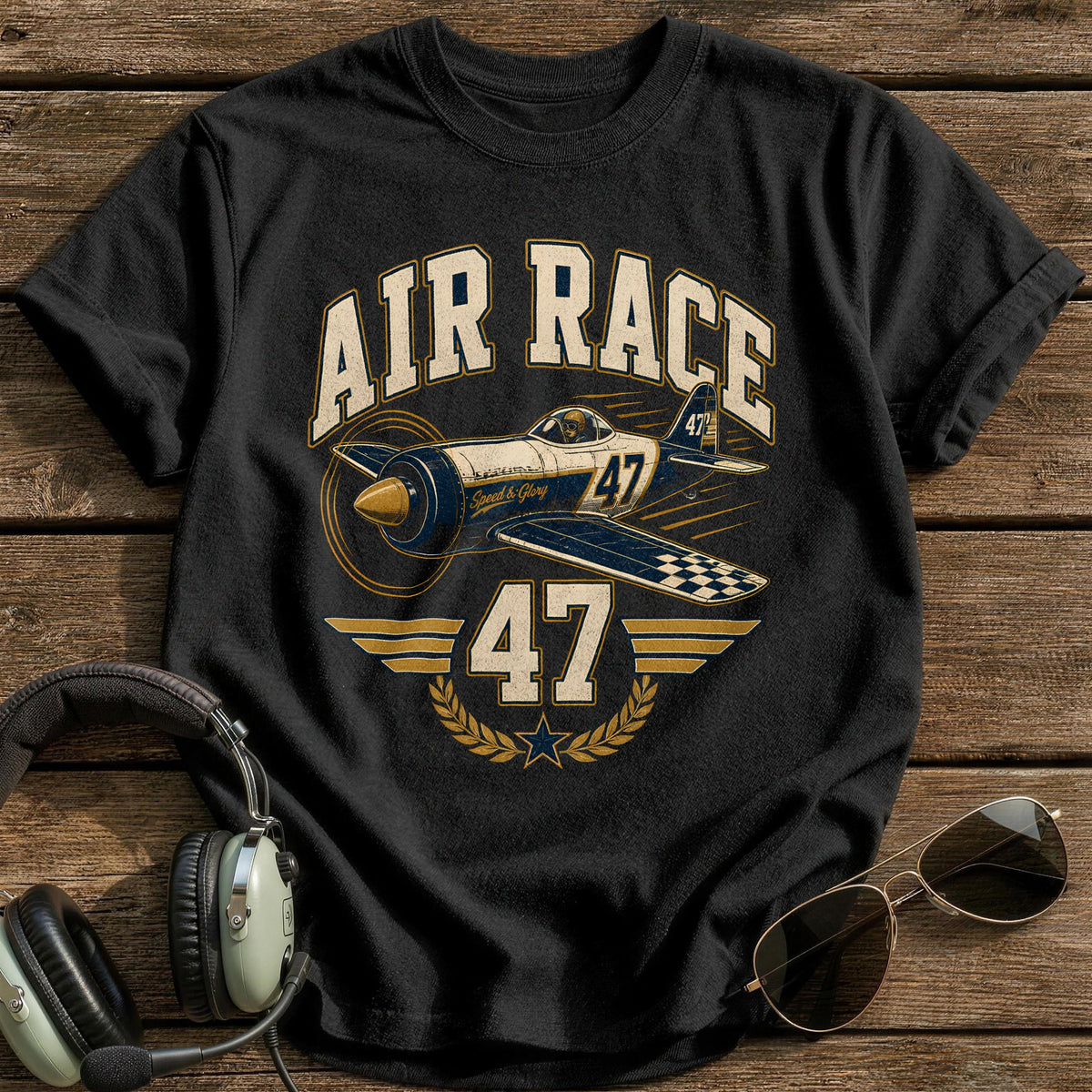 Air Race Sports 79 T-Shirt - Black