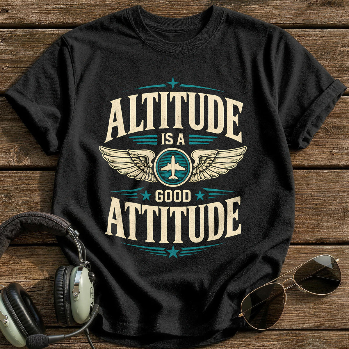 Altitude Attitude 85 T-Shirt - Black