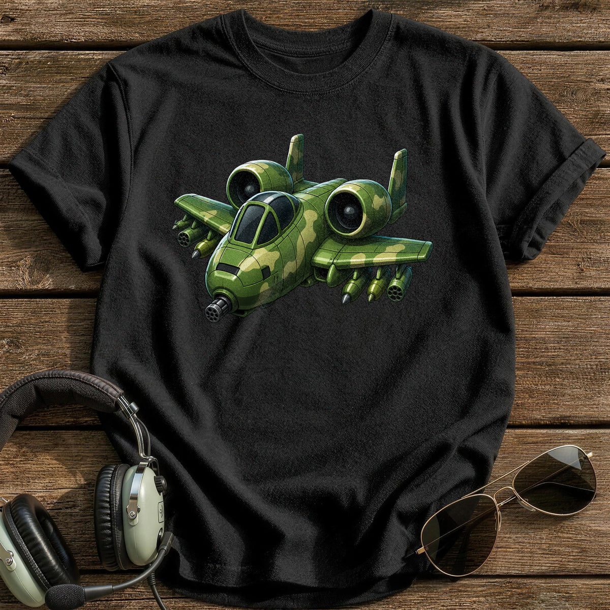 Attack Jet 40 T-Shirt - Black