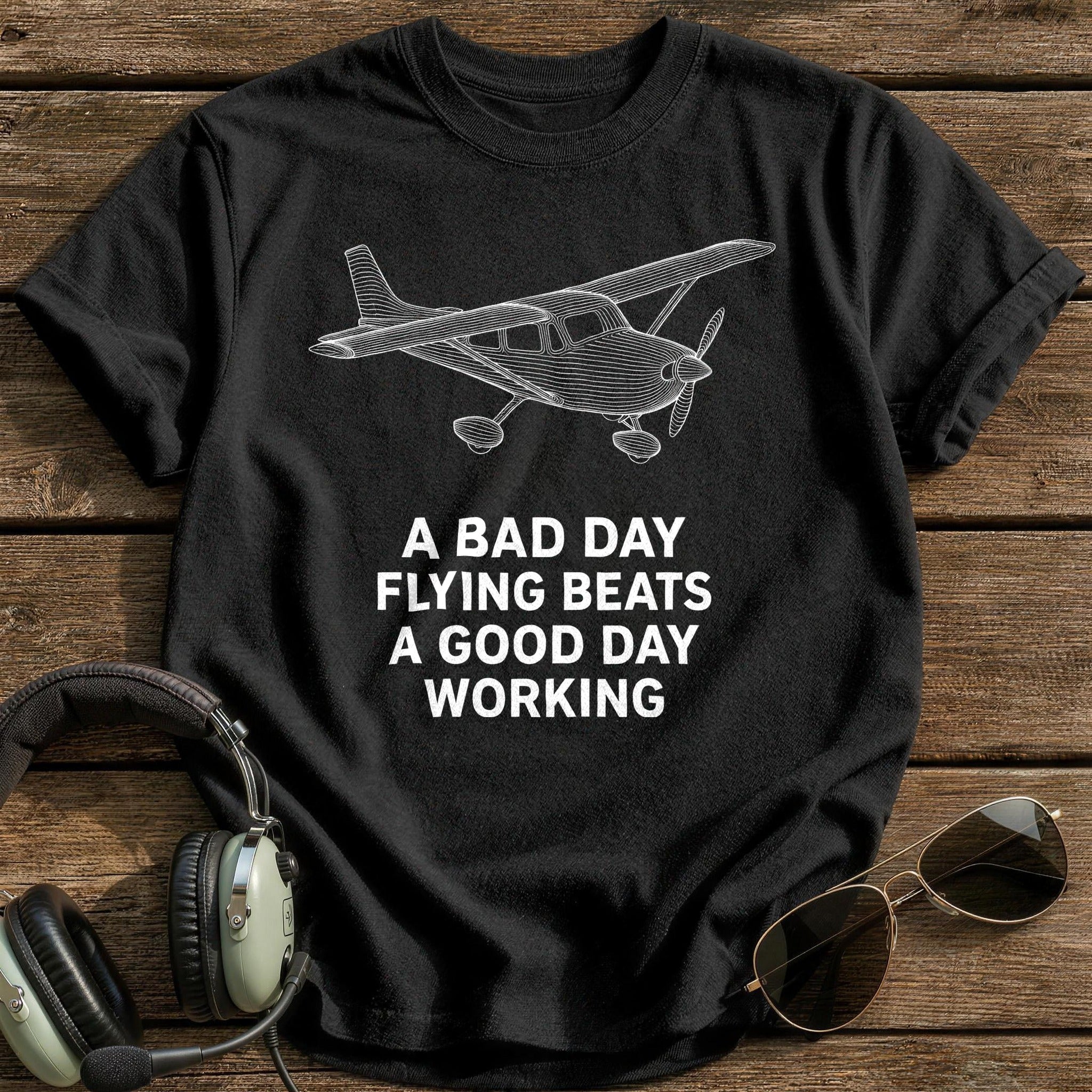 Bad Day Flying 23 T-Shirt - Black