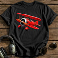 Biplane 33 T-Shirt - Black