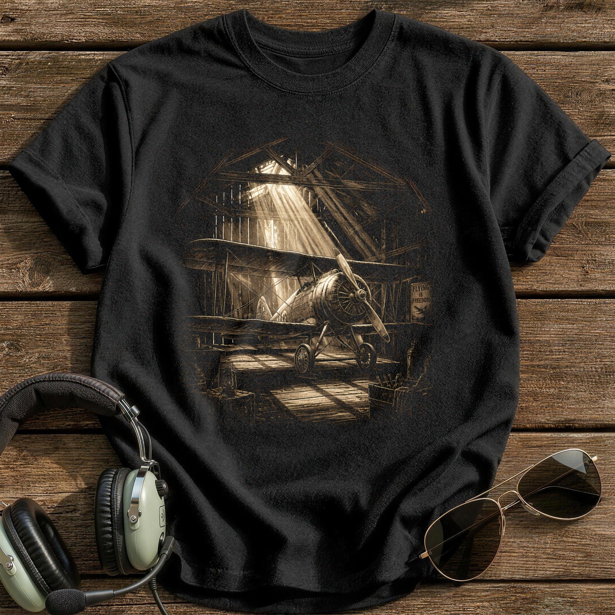 Biplane Hangar 20 - Black