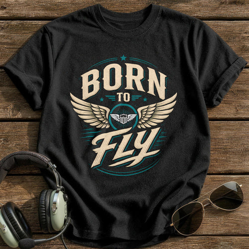 Born Airborne T-Shirt - Black