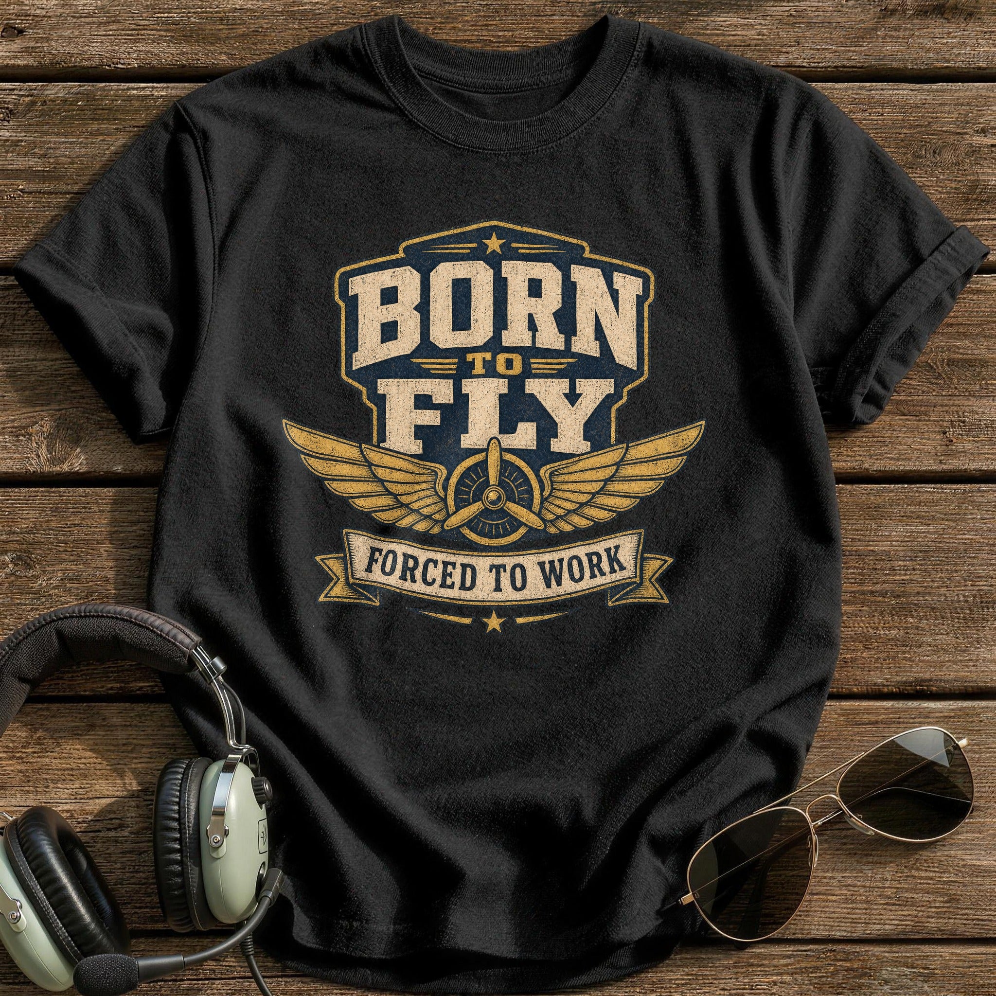 Born to Fly T-Shirt - Black