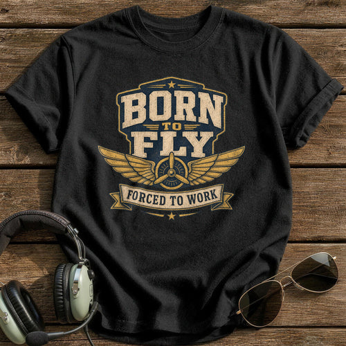 Born to Fly T-Shirt - Black