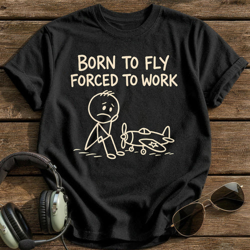 Born To Fly 33 T-Shirt - Black