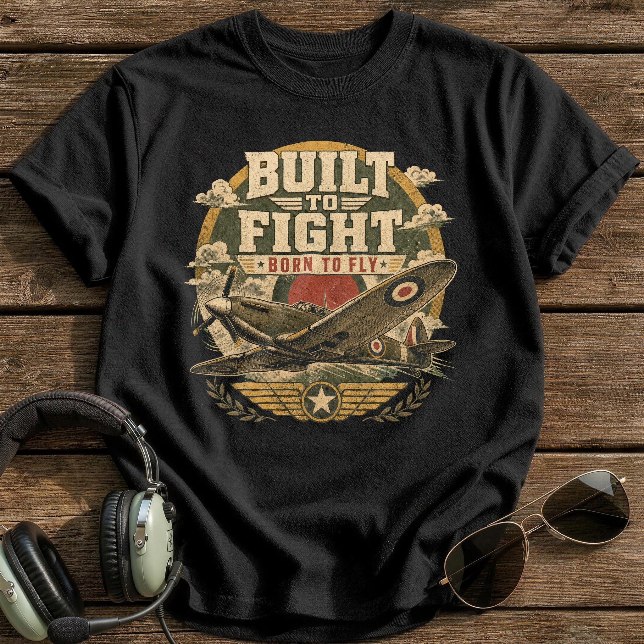 Built to Fight T-Shirt - Black
