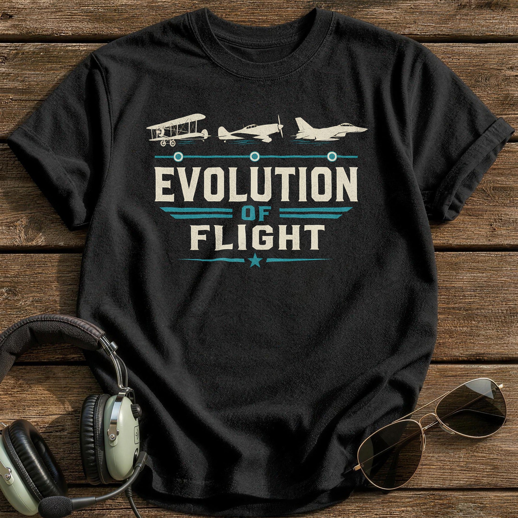 Century of Flight T-Shirt - Black