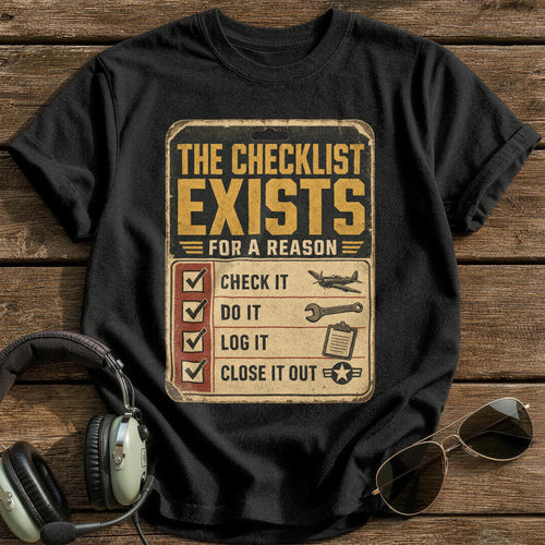 Checklist Protocol T-Shirt - Black