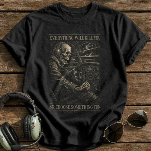 Choose Something Fun T-Shirt - Black