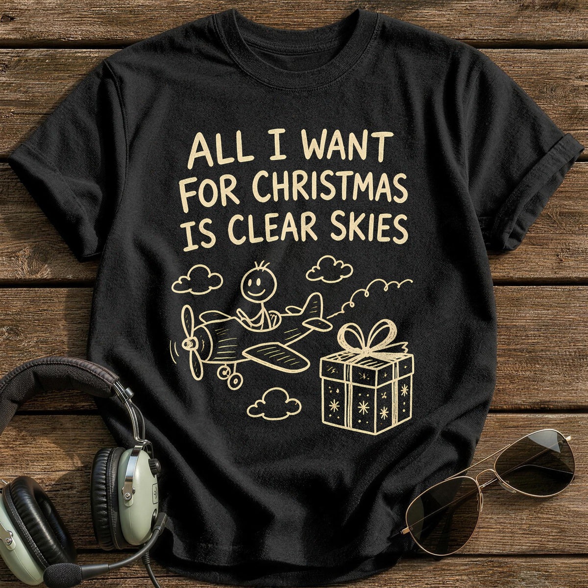 Clear Skies 70 T-Shirt - Black