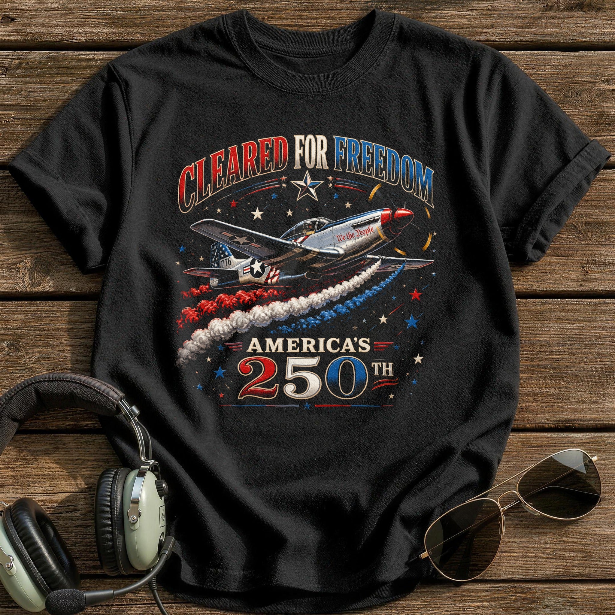 Cleared For Freedom T-Shirt - Black
