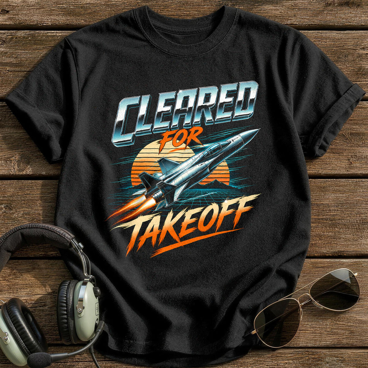 Cleared Takeoff T-Shirt - Black