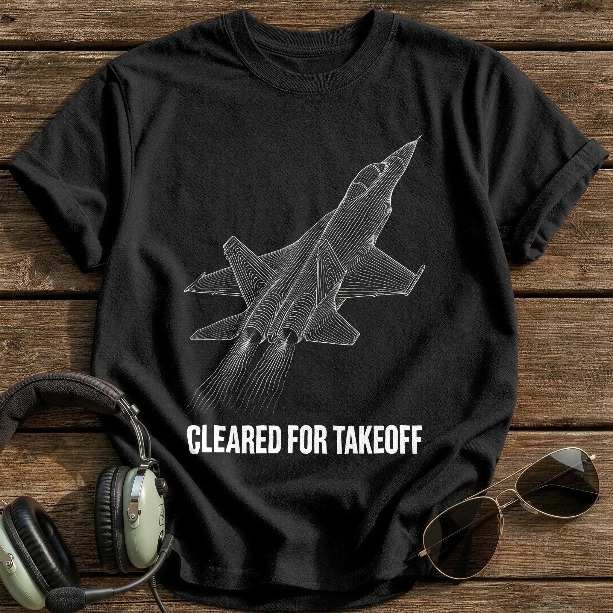 Cleared Takeoff 31 T-Shirt - Black