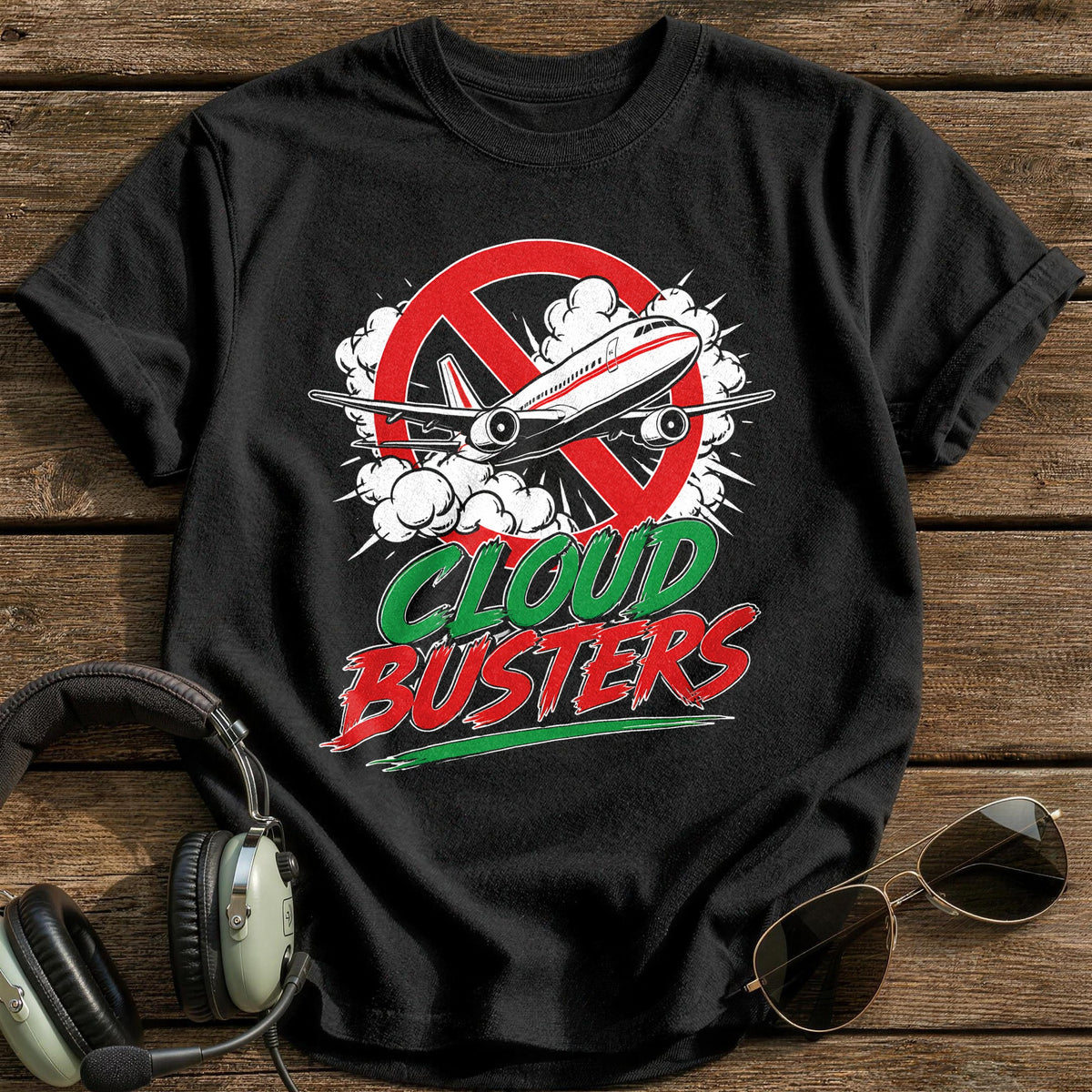 Cloud Busters T-Shirt - Black