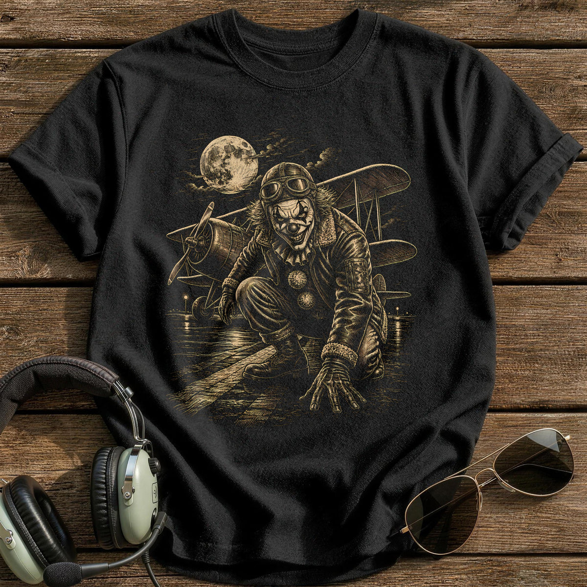 Clown Scene 46 T-Shirt - Black
