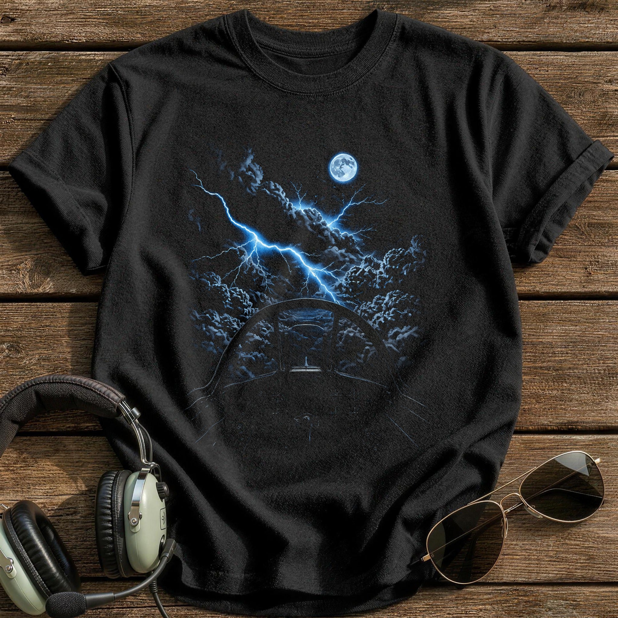 Cockpit Lightning T-Shirt - Black