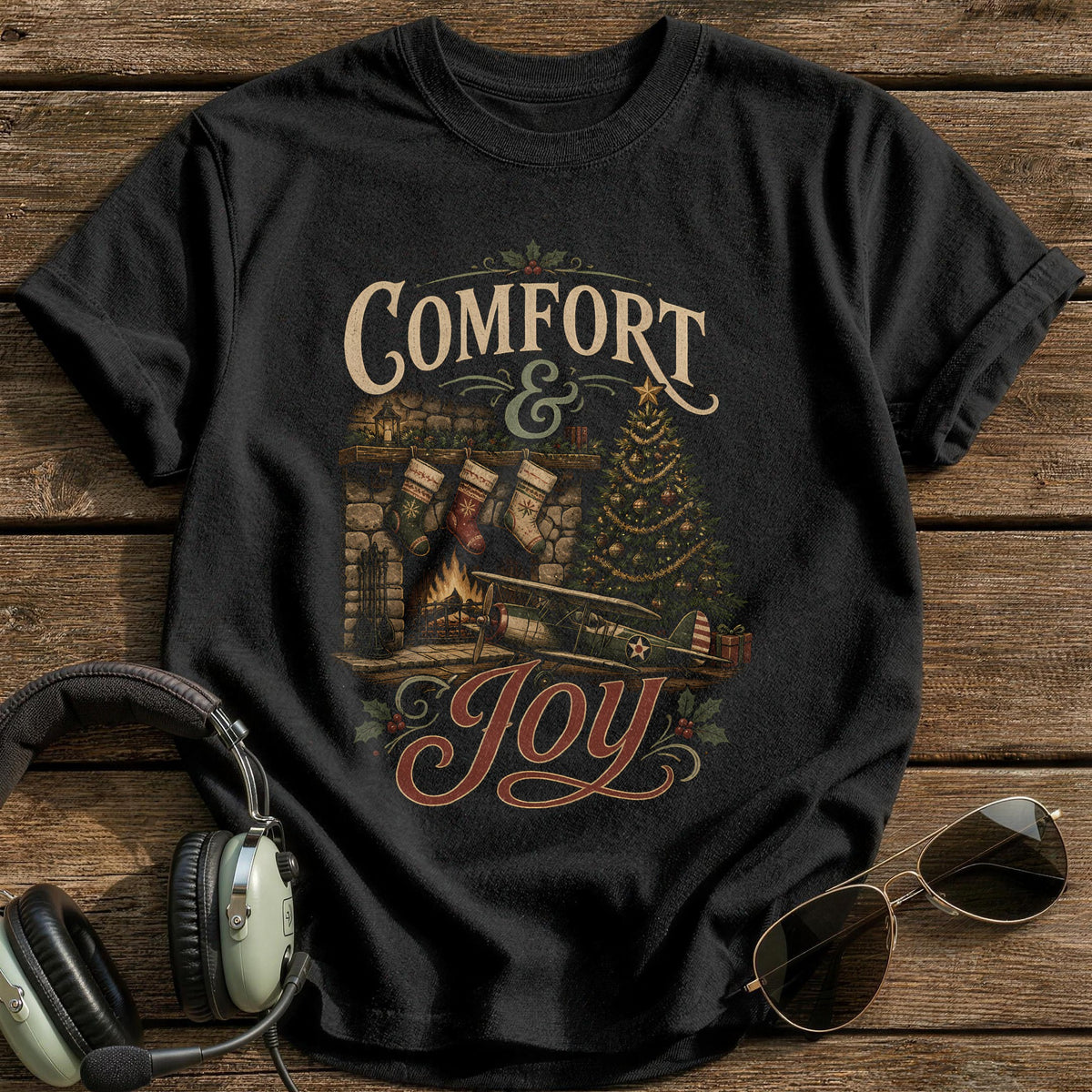 Comfort And Joy 85 T-Shirt - Black