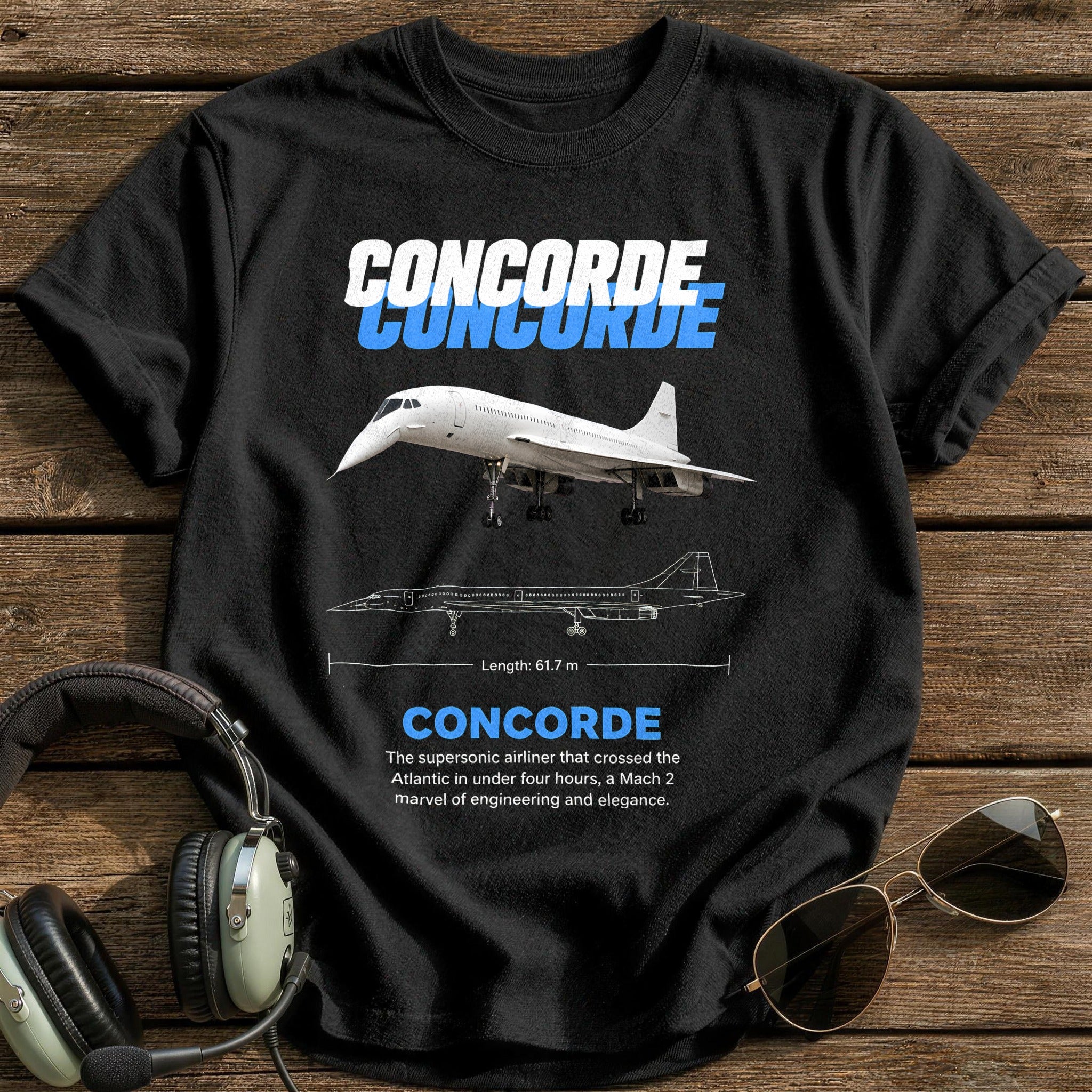 Concorde 87 T-Shirt - Black