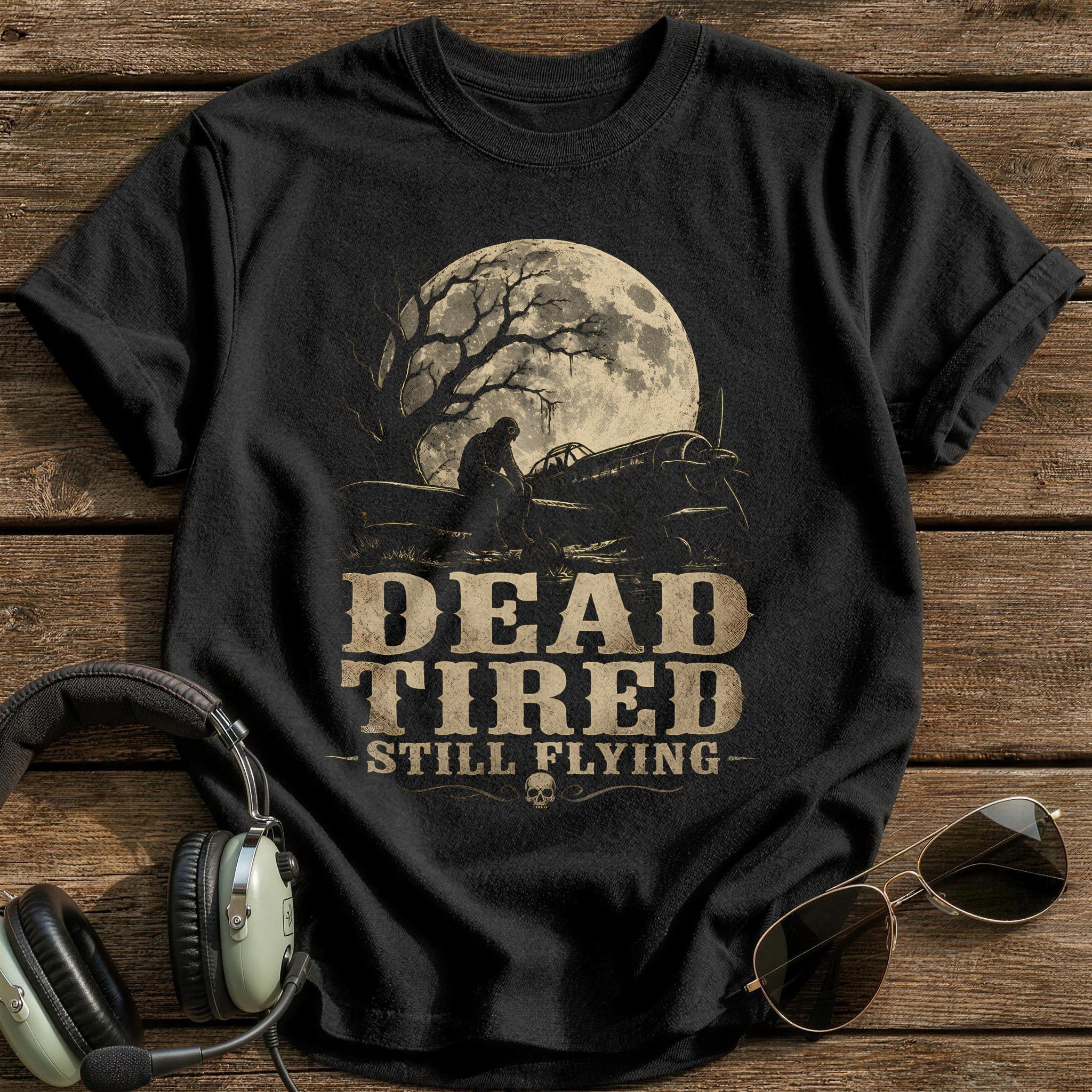 Dead Tired Still Flying - Black