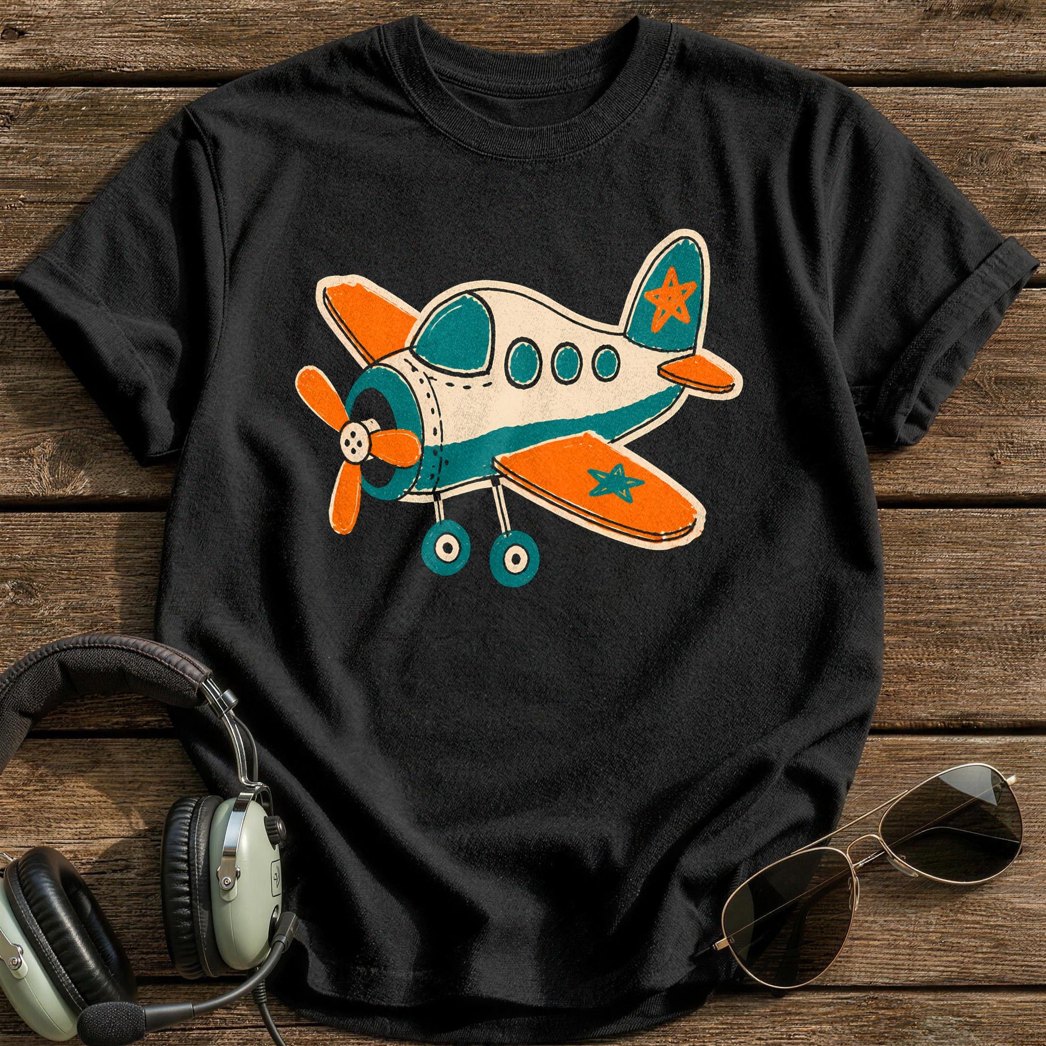 Doodle Squadron T-Shirt - Black
