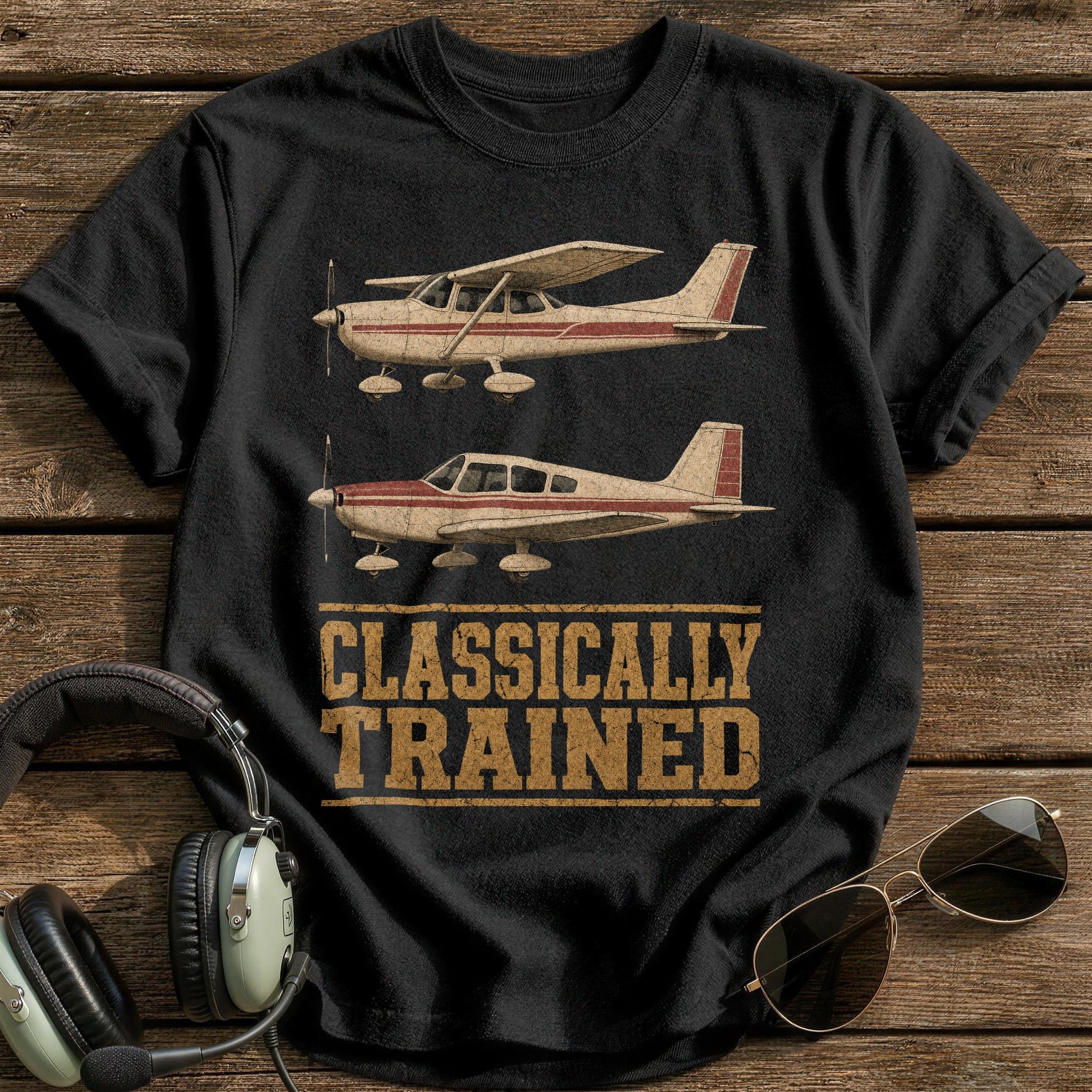 Dual Trainer Heritage T-Shirt - Black