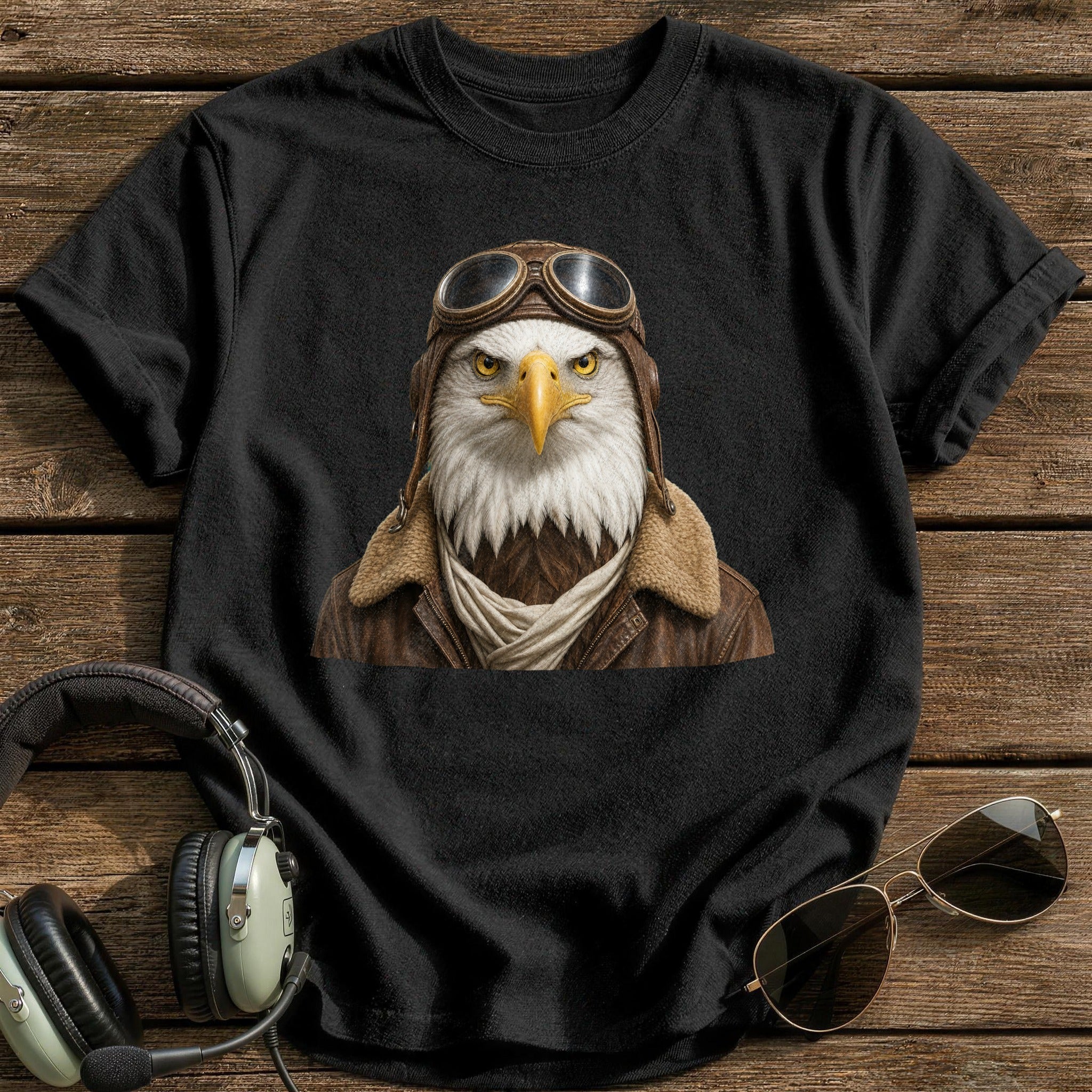 Eagle At Altitude - Black